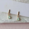 SANDRINE DEVOST Juliette Earrings - Green