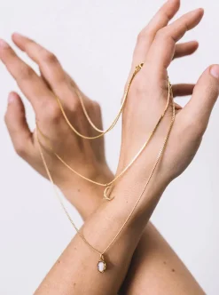 SANDRINE DEVOST Moonshadow necklace duo