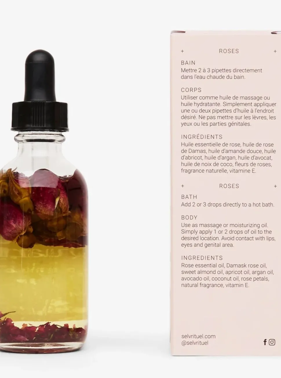 SELV RITUAL Botanical Body Bath Oil Ritual 55mL - Quartz