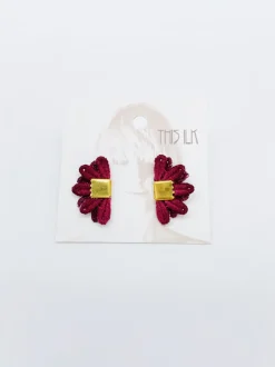 THIS ILK Larrea Earrings - Terracotta