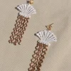 THIS ILK Shell Earrings - White