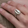 WEST COAST Cowrie Ring - Silver